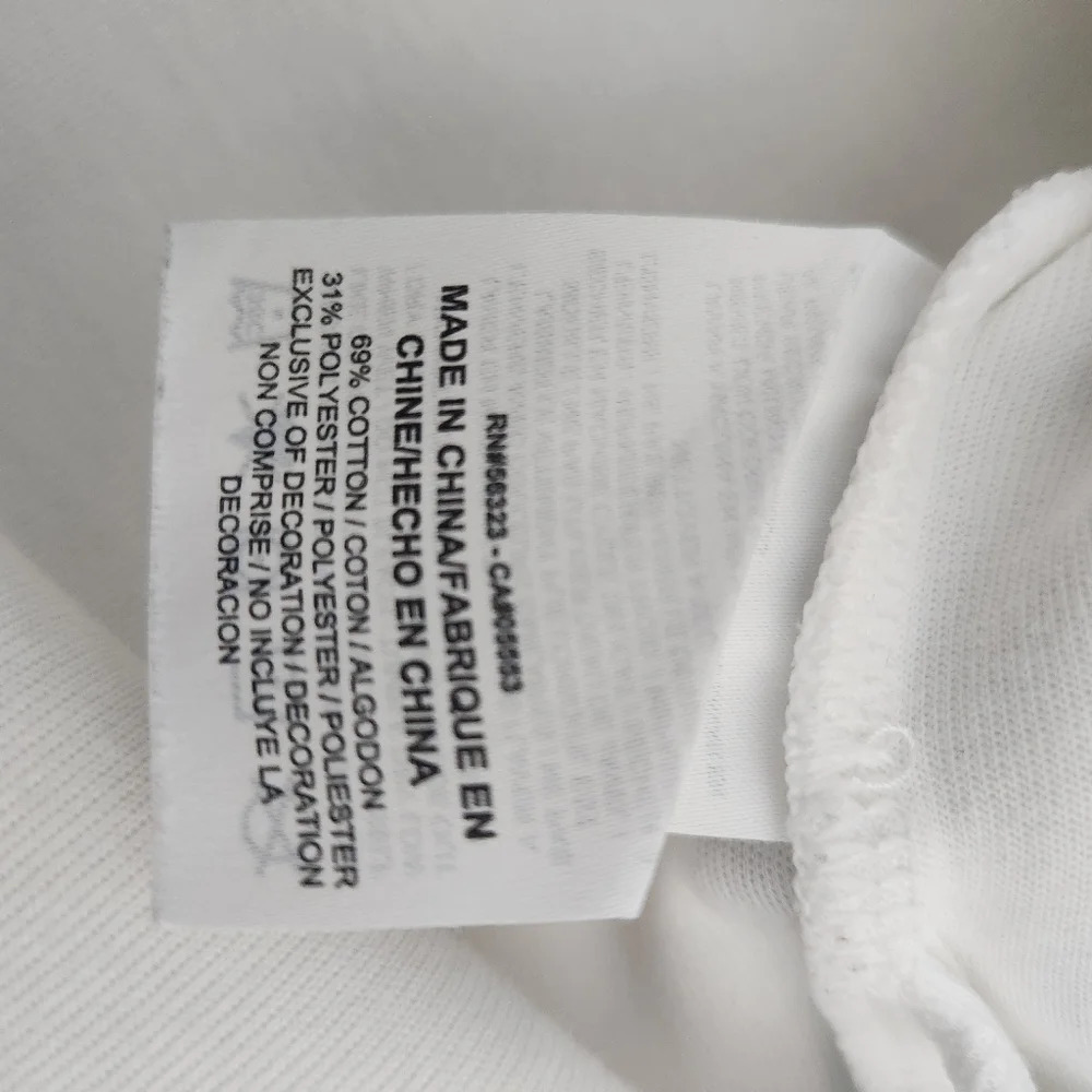 NIKE White Sleeveless Mens Athletic Top size LARGE - Picture 5 of 8